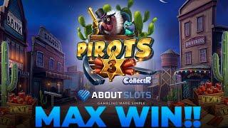 INSANE PIROTS 3 MAX WIN by ELK STUDIOS!! 