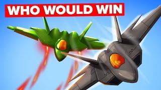 Russian SU-57 vs United States F-22 - Who Would Win?