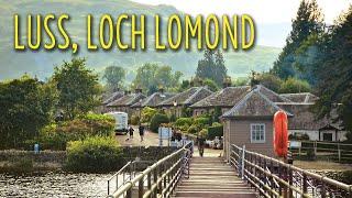 LUSS Loch Lomond, Scotland's LOVELIEST village! | Scotland Walking Tour| 4K