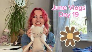 Finishing the Bunny & Planning Her Outfit  Some Old Friends  June Vlogs Day 19