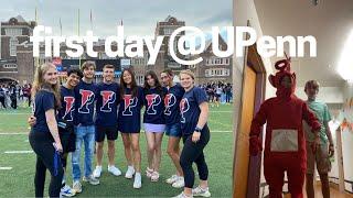 First day as a Freshman at UPenn