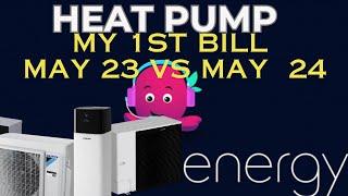 Heat Pump UPDATE | Daikin | Analyzing First Heat Pump Bill | May 2023 vs May 2024 | Octopus Energy |