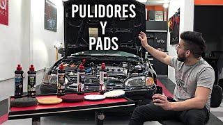 Diferentes tipos de PULIDORES y PADS para pulir un auto | Rodri Cabanay