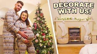 Decorating Our New House For Christmas 2022 (last video before twins are born!!) xx