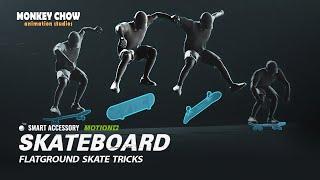 Skateboard Mocap with Smart Accessory | Flatground Skate Tricks for iClone and ActorCore