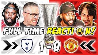 MAN UNITED FANS HUMILIATED  FULL TIME REACTION TO TOTTENHAM 1-0 MAN UNITED | EUROPA LEAGUE FINAL