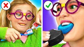From NERD to POPULAR! TOTAL MAKEOVER using viral hacks and gadgets from TikTok! by La La Life Emoji