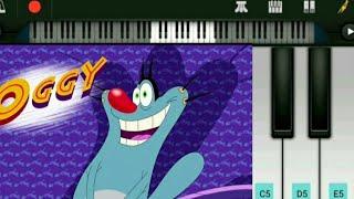 Oggy And The Cockroaches theme song in piano