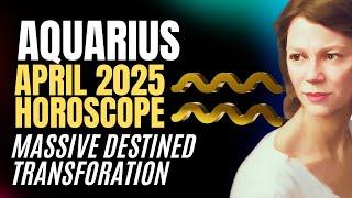 Positive Shifts in Health and Big Changes in Career  AQUARIUS APRIL 2025 HOROSCOPE.