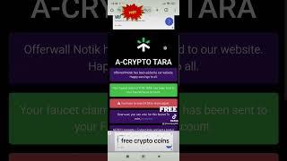 Free faucet crypto coins. #bitcoinfreefaucet #freecrypto