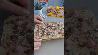 super Quick Easy and delicious rice krispies treats  #shorts