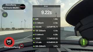 EKanooRacing’s 991 GT2RS New 1/4 World Record 9.17@242KM/H (150MPH)