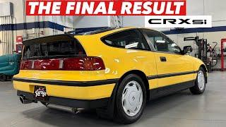 OEM Plus Upgrades & Repair // 1989 Honda CRX Si // Barbados Yellow Y-49 (Ep 5)