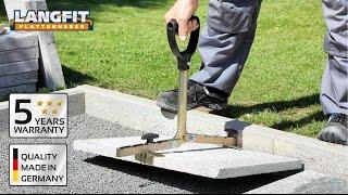 LANGFIT Paving Slab Lifter With The Extra-Long Handle