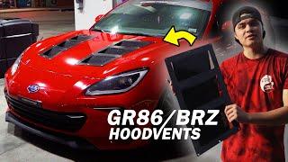 INSTALLING UNIVERSAL HOODVENTS ON A 2022 BRZ/GR86!!