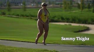 Sammy Thighs Large Size Plus Size Curvy Model Instagram Beauty