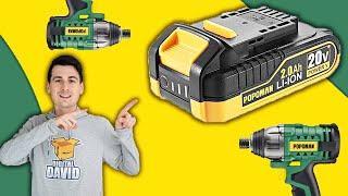 POPOMAN Impact Driver Battery Test // POPOMAN 20V 2Ah Battery Test