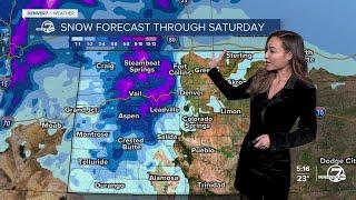 Increasing clouds Thursday in Denver, with more mountain snow on the way