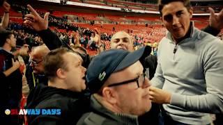 West Ham fans at Wembley - Spurs away in the Cup!