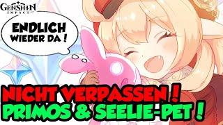 Genshin Impact Deutsch | KOSTENLOSES PET | Seelie Event | Urgesteine Primogems | Tipps Tricks Guides