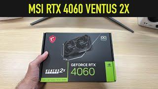 MSI RTX 4060 VENTUS 2X Black [Unboxing & Features Overview]