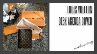 LOUIS VUITTON Desk Agenda Cover • Chill Unboxing 丨 Roma D.C.