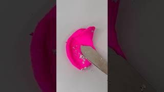 Satisfying Pink Butter Slime Smash ASMR with Real Silver Leaf!