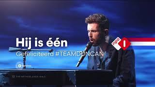 Hij is een - NPO1 Duncan wint Songfestival! (special ident) (19-5-2019) fullHD