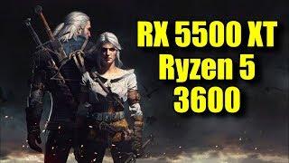 The Witcher 3 RX 5500 XT | 1080p HairWorks ON/OFF | FRAME-RATE TEST