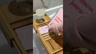 prepare a pink bath with me #aesthetic #selfcareroutine #asmr #bathroutine #pinkaesthetic #bath