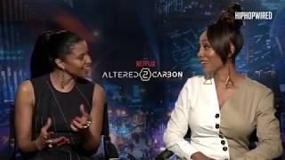 Altered Carbon 2 Stars Renée Elise Goldsberry & Simone Missick On Black Women Kicking Ass