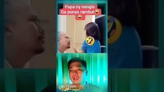 Dad is crying because he doesn't have hair #funny