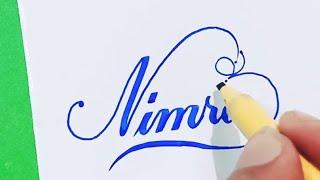 Nimra Name Design | Nimra Name Signature | Stylish Calligraphy | AK Designer