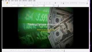 Trading Options 4 income introduction video