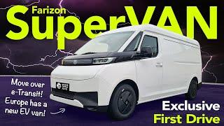 Driving The Electric Van Gunning For The Ford e-Transit - Farizon SuperVAN