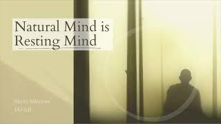 Resting Mind is Natural Mind | Short Silences - Jayaji