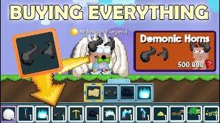 I Bought Everything In A Store on Growtopia (2,5M GEMS) | Growtopia