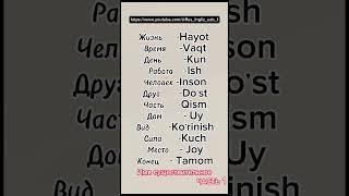 Имя Существительное ЧАСТ 1. https://www.youtube.com/@Rus_Ingliz_uzb_1#русскийязык #словарь #rustili