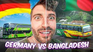 Riding a Bus in Bangladesh vs Germany I  vs  I Episode 1 (w/ Steve লম্বা Long)