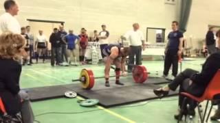 Luke rogers 260.5kg deadlift @ 75kg WDFPF world record