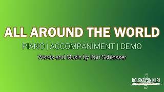 All Around the World | Piano | Accompaniment | Lyrics