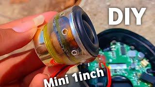 Making a 1inch mini woofer speakers low frequency bass