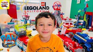 Alonso Crazy Cars compilation Paw Patrol The Movie toys and Legoland Resort and Park.