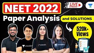 NEET 2022 Paper Analysis and Discussion | Answer Key and Solutions | Biology | Physics | Chemistry