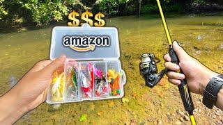 The MOST EXPENSIVE Amazon Creek Fishing Kit!! (Fishing Challenge)