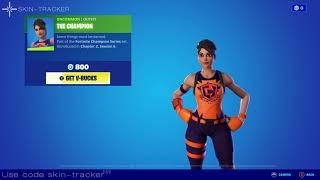 THE CHAMPION in Fortnite ITEMSHOP (FNCS SKIN)