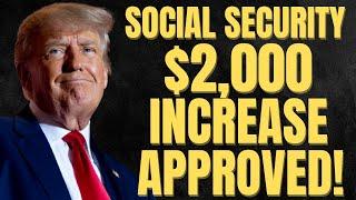 GOOD NEWS! $2,000 Social Security INCREASE Approved! SSA, SSI, SSDI Payments