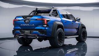 Wait Is over ! Corolla Pickup has come ! The All new Toyota Corolla pickup truck unveiled First look