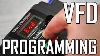 Lathe VFD 2: How to Program a VFD for a lathe (Teco-Westinghouse L510)