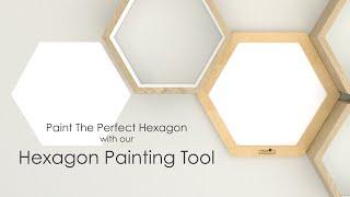 Hexagon Painting Tool | How to Paint a Perfect Hexagon On Your Wall